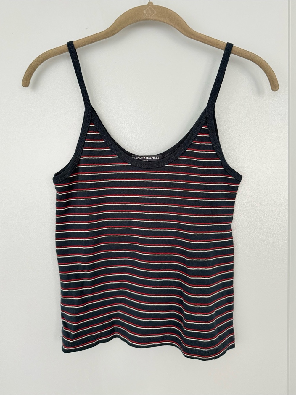 Brandy Melville Cami with Red and White Stripes
